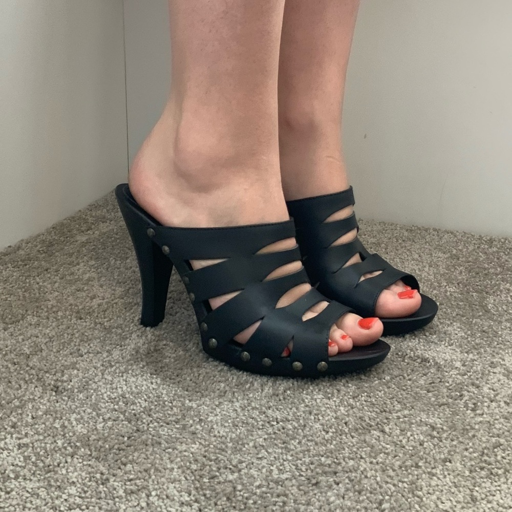 ALDO Short Heel Peep Toe Shoe